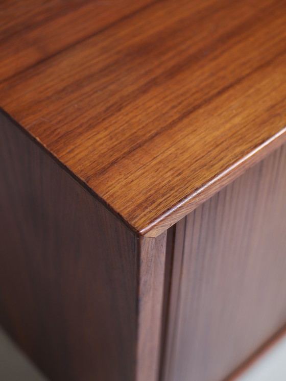 Image 1 of Cabinet with tambour doors HG Furniture rosewood Danish