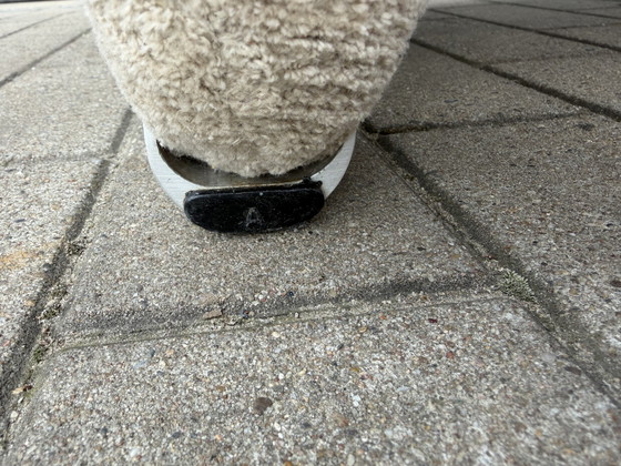 Image 1 of 2x Artifort Groovy F598 di Pierre Paulin. In condizioni 10/10! Tessuto Pierre Frey: Chenille Igor (Sabbia)