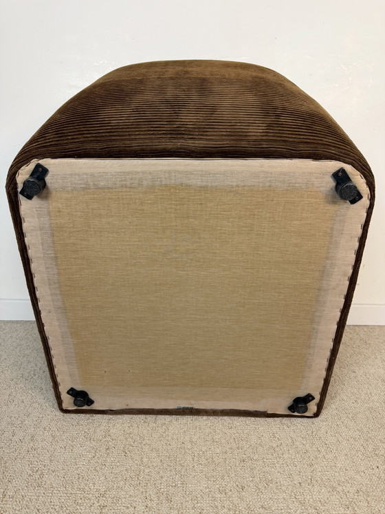 Image 1 of Sillón Steiner de terciopelo marrón