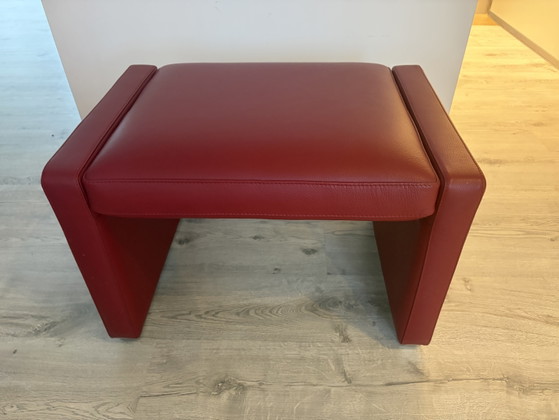 Leolux Armchair with matching Ottoman – Leather, Metal (photo 3 of 5)