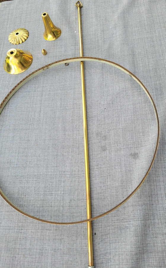 Image 1 of Rara lámpara colgante de diseño italiano / Pietro Chiesa para Fontana arte