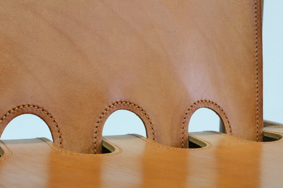 Image 1 of Esszimmerstühle aus italienischem Leder im Mid-Century-Stil von Ilmari Tapiovaara, 6er-Set