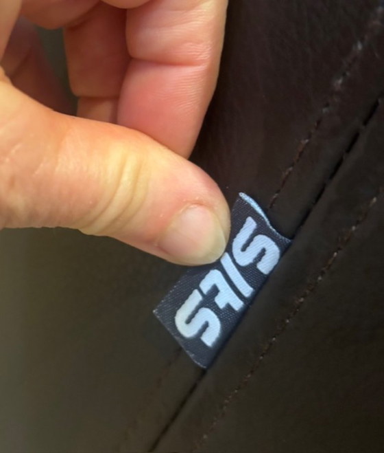 Image 1 of Wunderschöner SITS-Sessel, Modell Pola, in braunem Leder, in einwandfreiem Zustand