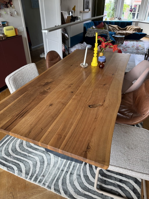 Solid cherry wood table 220x100