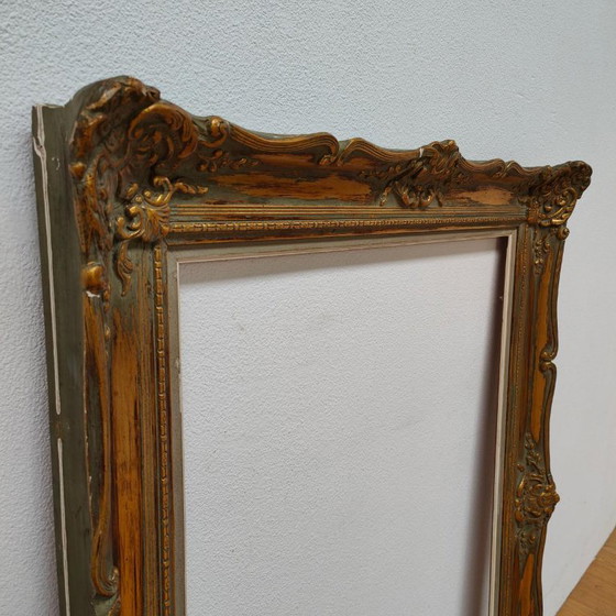 Grand Cadre Ancien Brocante Rococo Baroque pour Tableau – Wood, Vintage (photo 15 of 16)