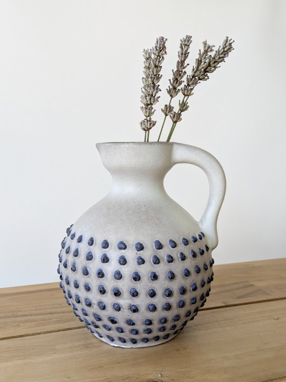 Vintage Marei Ceramic Pitcher Vase, Midcentury West German Pottery (photo 15 of 15)