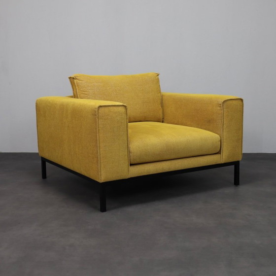 Image 1 of Par de sillones de dos plazas hechos a medida / sillones extragrandes, década de 2000