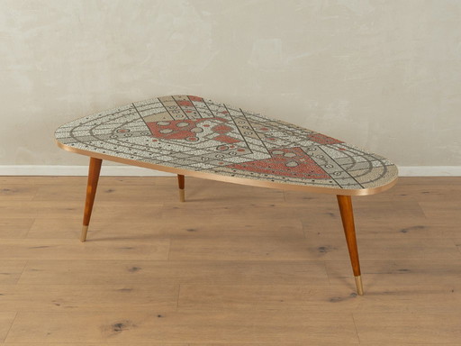 Table basse en mosaïque des années 1950, Ilse Möbel