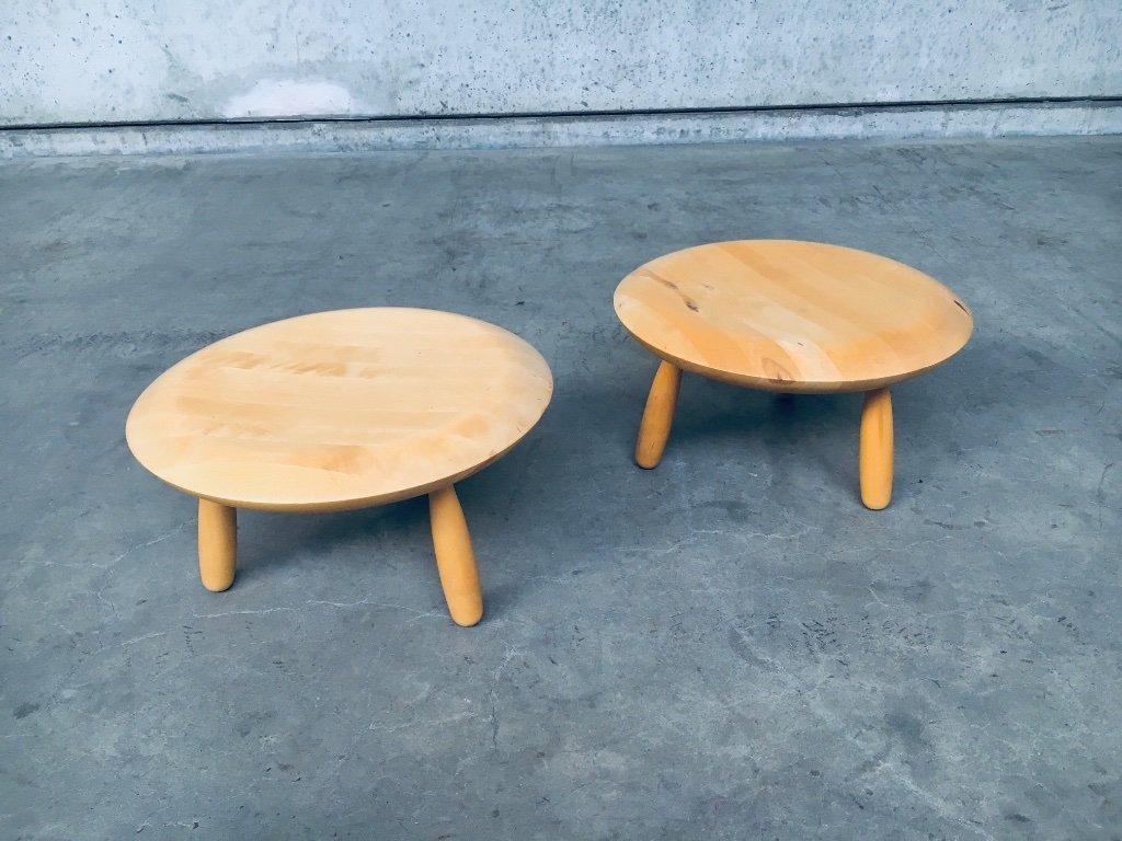 Vintage Ikea 'Karljohan' Side Table set by Christian