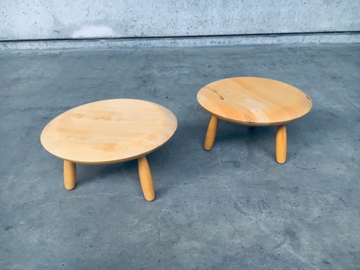 Vintage Ikea 'Karljohan' Side Table set by Christian Hallerod for Ikea PS, 1990's
