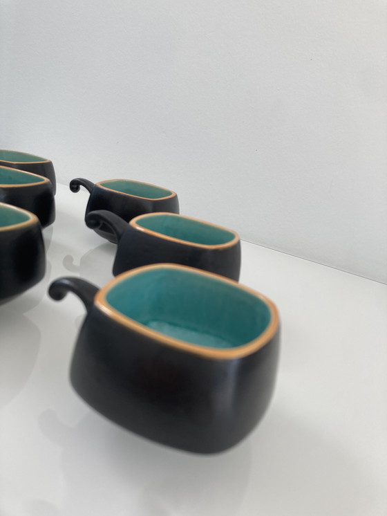 Image 1 of Ensemble de six tasses à thé japonaises modernes