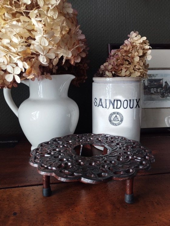 Image 1 of Silea gietijzeren voedselwarmer of theepotwarmer