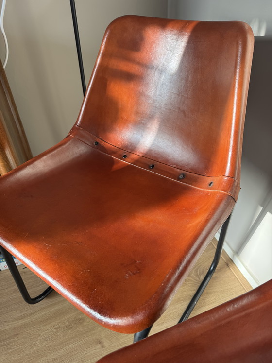 Image 1 of Set aus 2 cognacfarbenen Ledersesseln