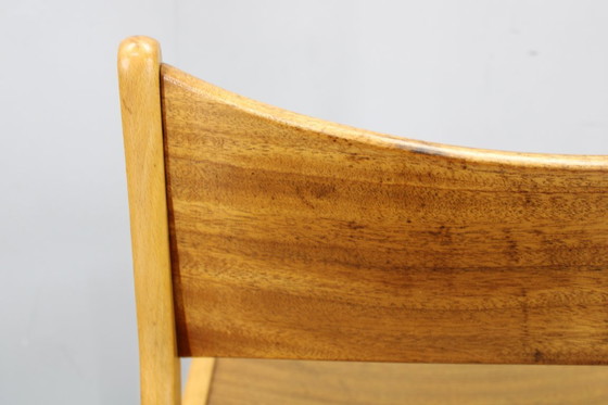 Image 1 of Sillas de comedor danesas de mediados de siglo en afzélie y haya, juego de cuatro