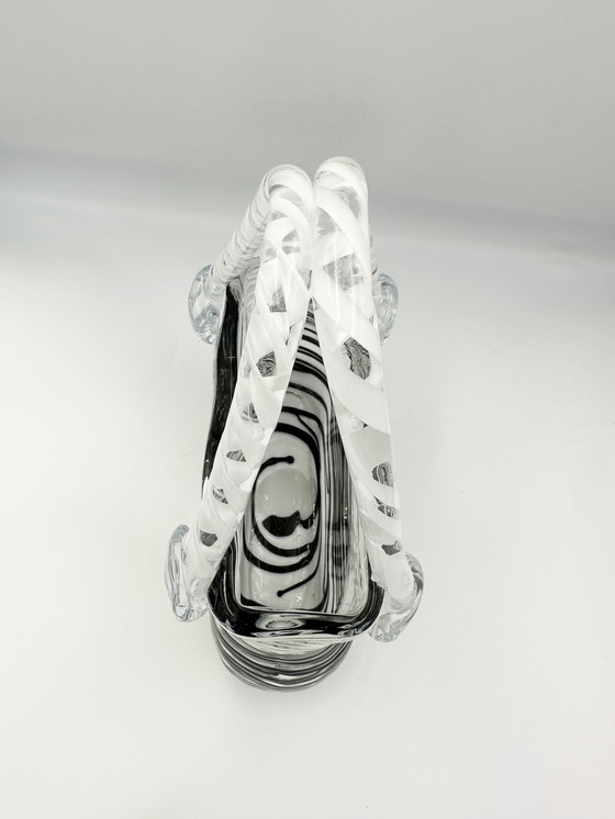 Image 1 of Mouth-blown glass bag / vase, Leonardo