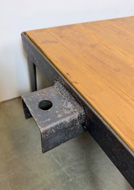Carrello Tavolino da Caffè Industriale Nero, Anni '60 – Tavolini da caffè, Ferro (photo 6 of 16)
