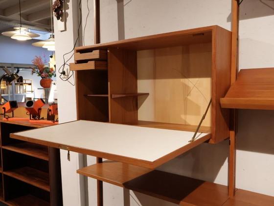 Image 1 of Vintage Wandsysteem Olof Pira Sweden Teak