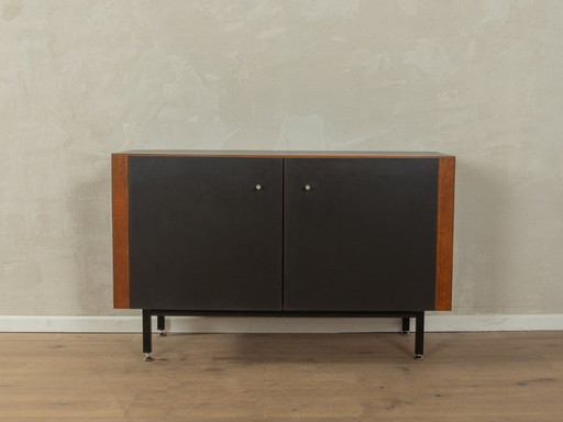 Jaren 60 ladekast met zwart corpus