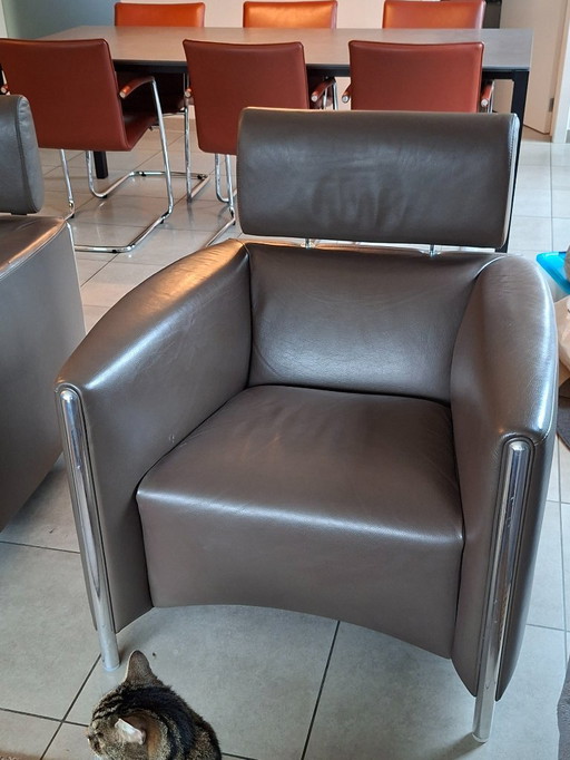 2x Leolux Goncharov Sessel