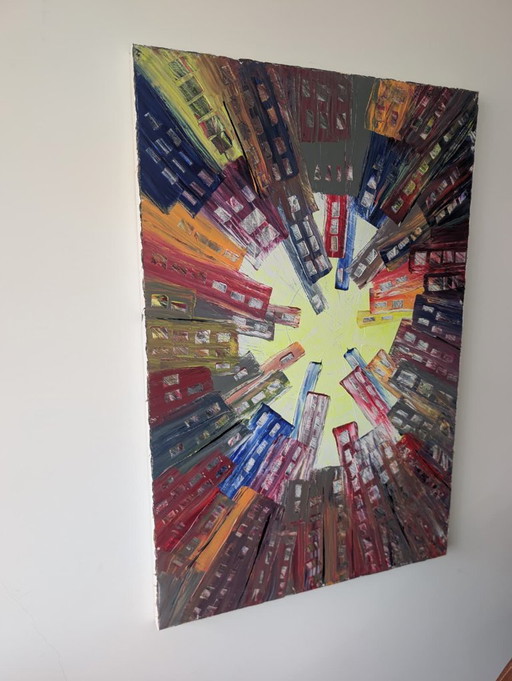 Buildings – schilderijen tekeningen, Canvas (photo 2 of 5)