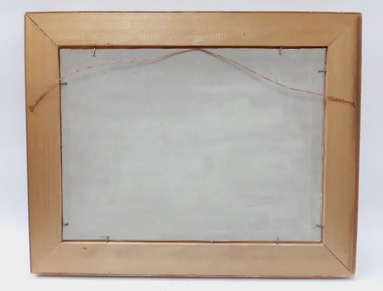 Image 1 of Peinture à l'huile originale vintage sur toile, œuvre d'art signée et encadrée