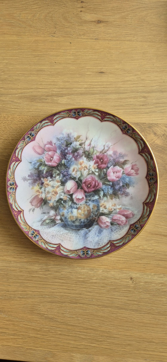6x Bradex Decorative Plates by Lena Liu 'Miniature Mermaids' – Wall decoration, Porcelain (photo 2 of 7)