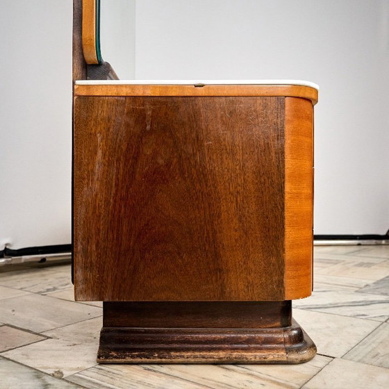 Image 1 of Vintage Art Déco Vanity, by Jindřich Halabala, 1940s Czechoslovakia