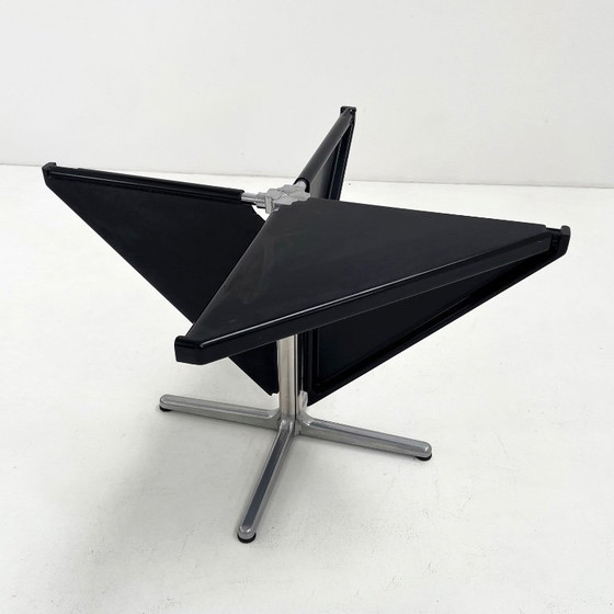 Image 1 of Black Plana Folding Table by Giancarlo Piretti for Castelli, 1970s