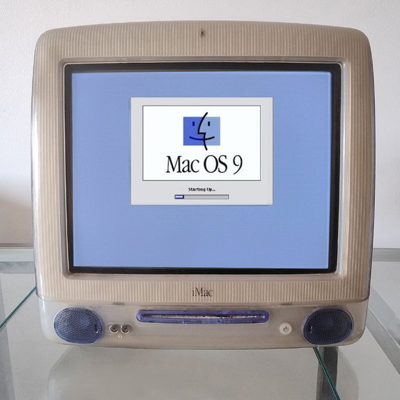 Image 1 of 2000 Apple iMac G3/350 "Slot-Loading" - Indigo Edition. Designed by Jony Ive