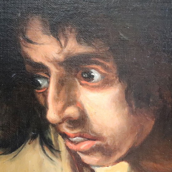 Image 1 of Oil Painting on Canvas, Male Portrait, Signed M. Marinelli dated 1894