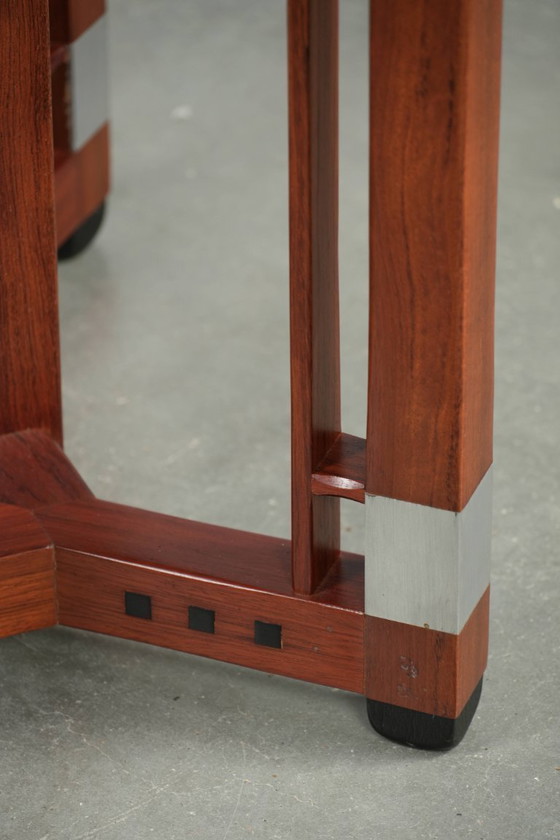 Image 1 of Ronde Schuitema design Art Deco bijzet/ salontafel uit de Decoforma serie