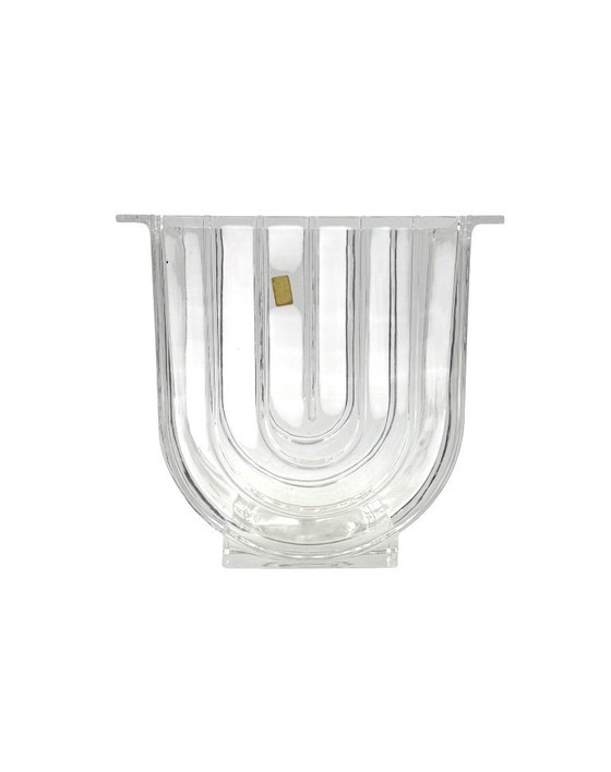 Image 1 of Vaso di cristallo moderno / secchiello per il ghiaccio, Laura Griziotti per Arnolfo di Cambio 1968