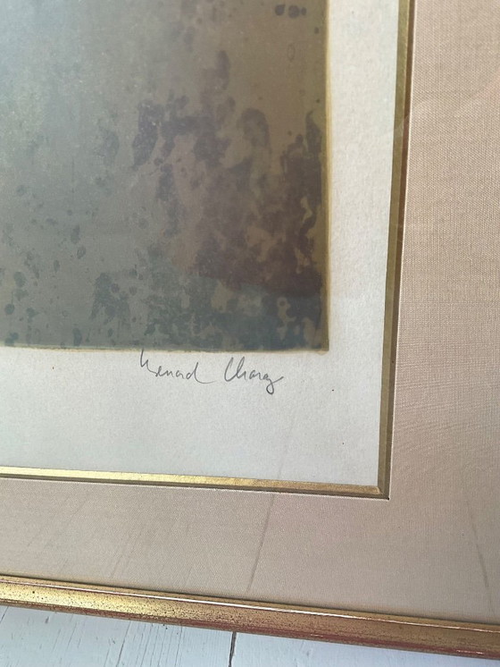 Image 1 of Framed lithograph by Bernard Charroy