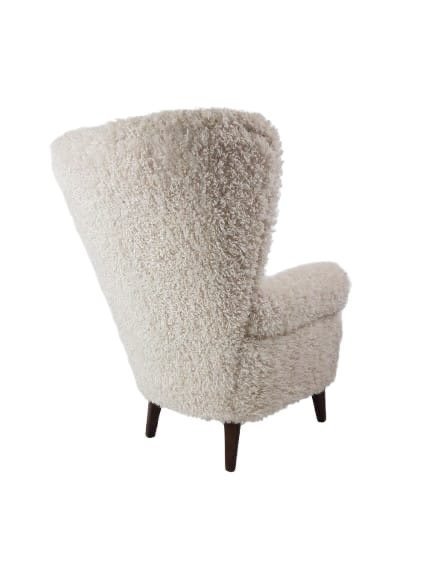 Artifort oorfauteuil Sessel creme teddy pluche fake schaf