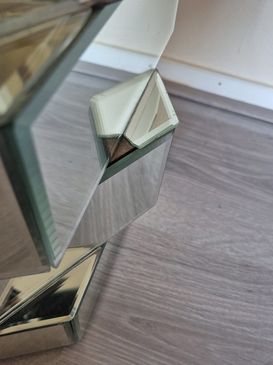 Image 1 of Large mirror column mirror pillar hexagon column pillar