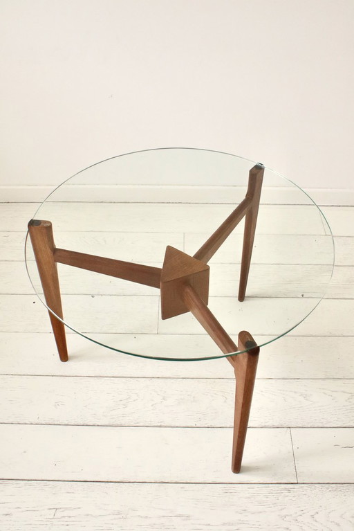 Scandinavian teak coffee/meridian table