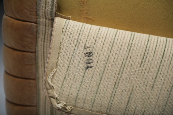 Image 1 of Aralia vintage '1981' in pelle originale di Michel Ducaroy per Ligne Roset