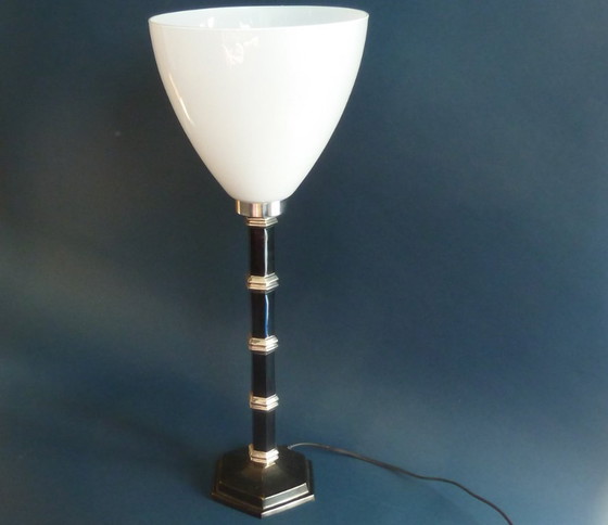 Image 1 of art deco grote tafellamp