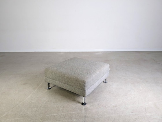 Image 1 of Brühl Moule taburete grande Otomano reposapiés Reposapiés gris