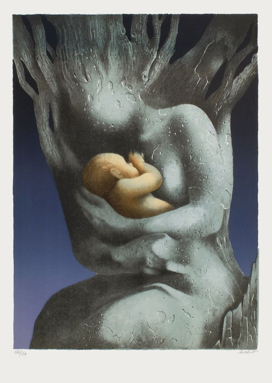 Image 1 of Claude SERRE Printemps Litografia firmata