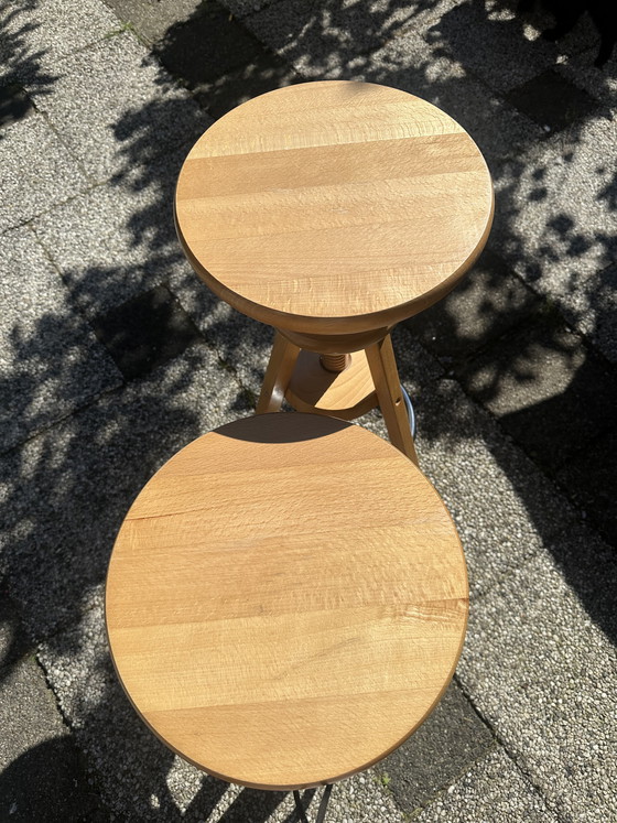 Image 1 of Two vintage stools