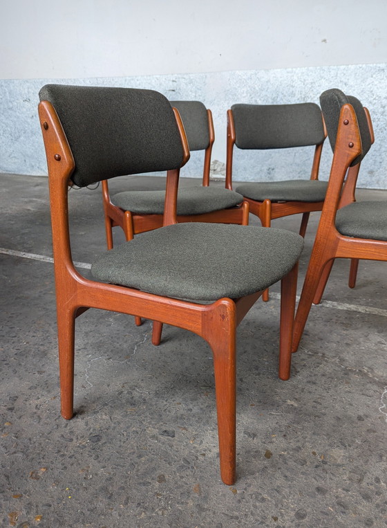 Image 1 of 4 sedie danesi - Erik Buch - O.D. Møbler