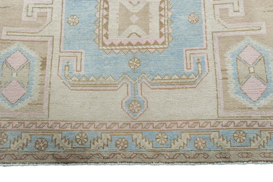 Image 1 of Hand-knotted Vintage Royal Rug - 201 X 136 Cm - Pastel Shades With Oriental Flair