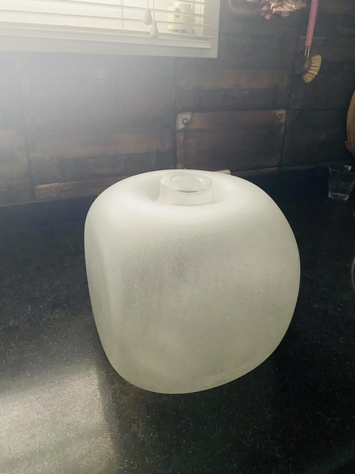 Vierkante glazen vaas