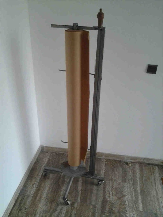 Image 1 of SET van 3: Tekentafel + kruk + rolhouder, Mid Century, vintage