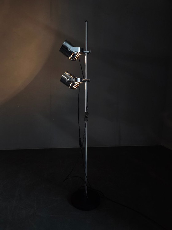Image 1 of Adjustable Mid-Century Chrome Floor Lamp by Stanislav Indra