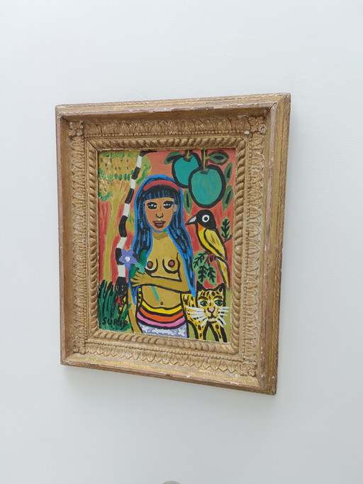 Surip Santoso painting