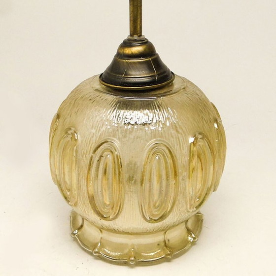 Pendant Lamp from Polam, Poland, 1970s – Glass, Metal (photo 9 of 11)