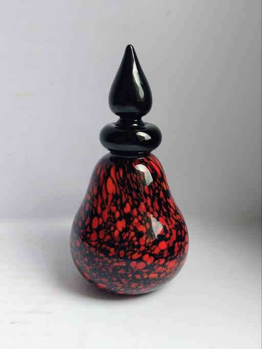 Bouteille en verre d'art de Murano par Archimede Seguso