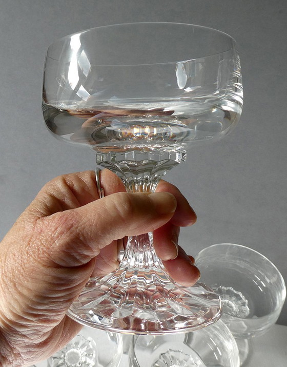 Image 1 of 6 heavy champagne goblets, crystal, Villeroy & Boch, Connaisseur series